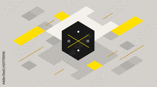 Geometric colorful background. Vector illustration.