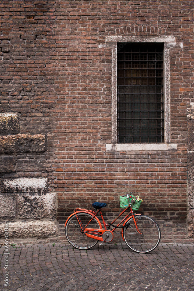 Verona, ITALY-may 22, 2018: chesini bicycle Verona, ITALY-may 22, 2018: chesini bicycle