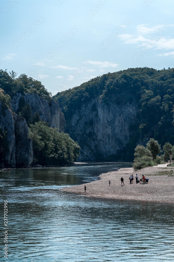 Donaudurchbruch - river through mountain