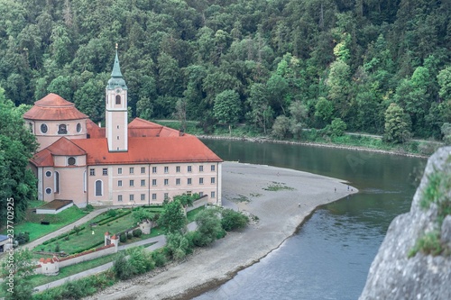 Obraz na płótnie Kloster Weltenburg - abbey w salonie