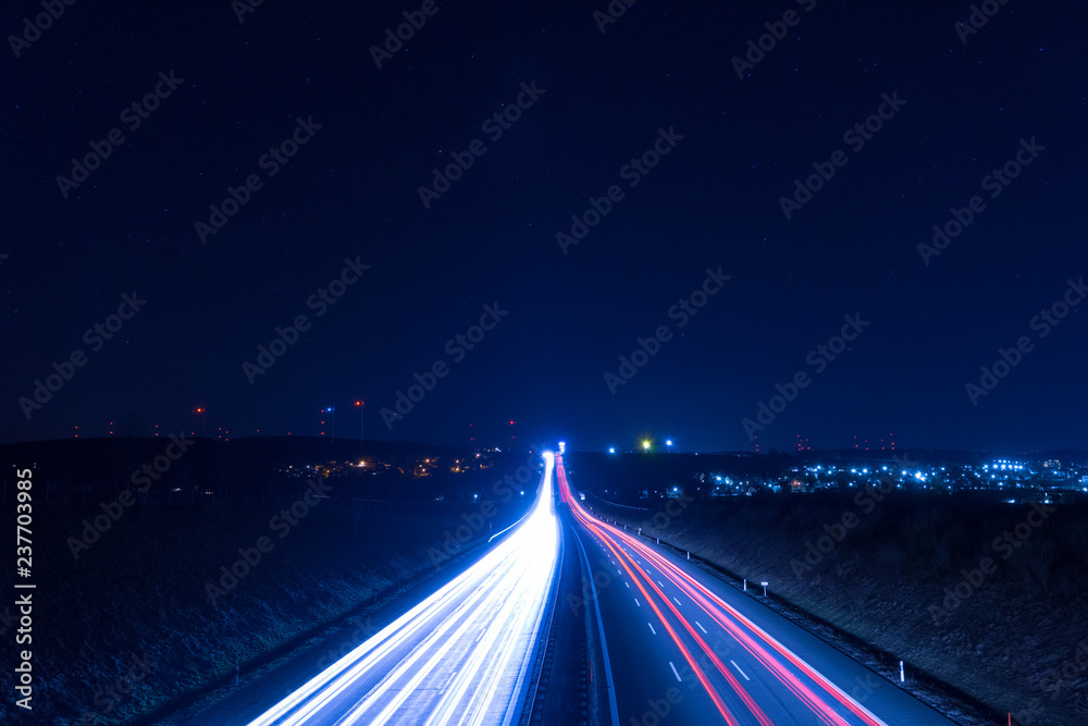 Autobahn A9 (Münchberg) German motorway