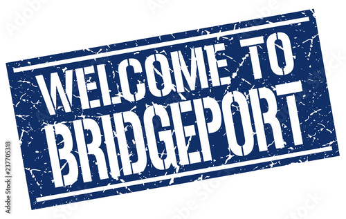 welcome to Bridgeport stamp