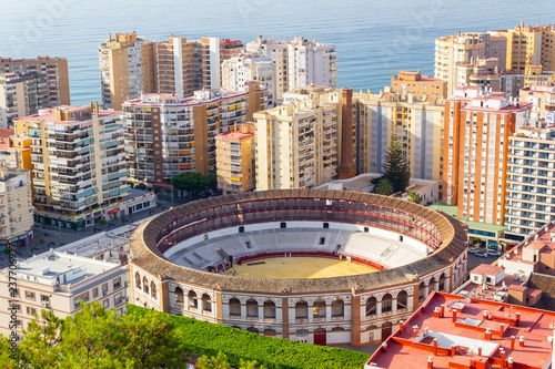Panorama über Málaga vom Gibralfaro photo