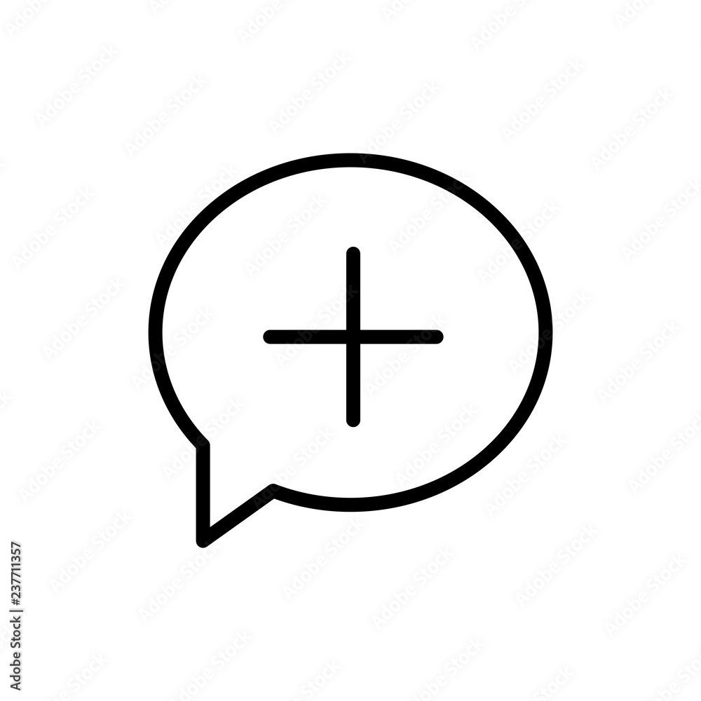 Obraz premium Add vector icon