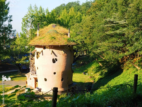 Wallpaper Mural funny house scenary of akebono children's forest park Hanno city Saitama,Japan Torontodigital.ca