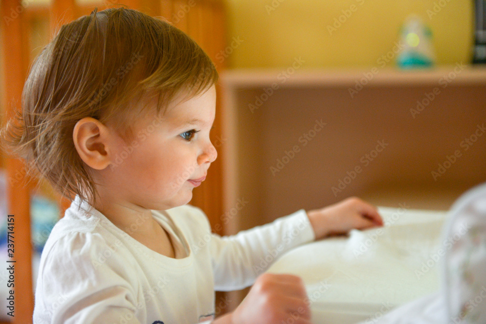 Child watching tablet Child watching tablet