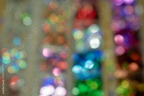 Blurred background of vibrant colors.
