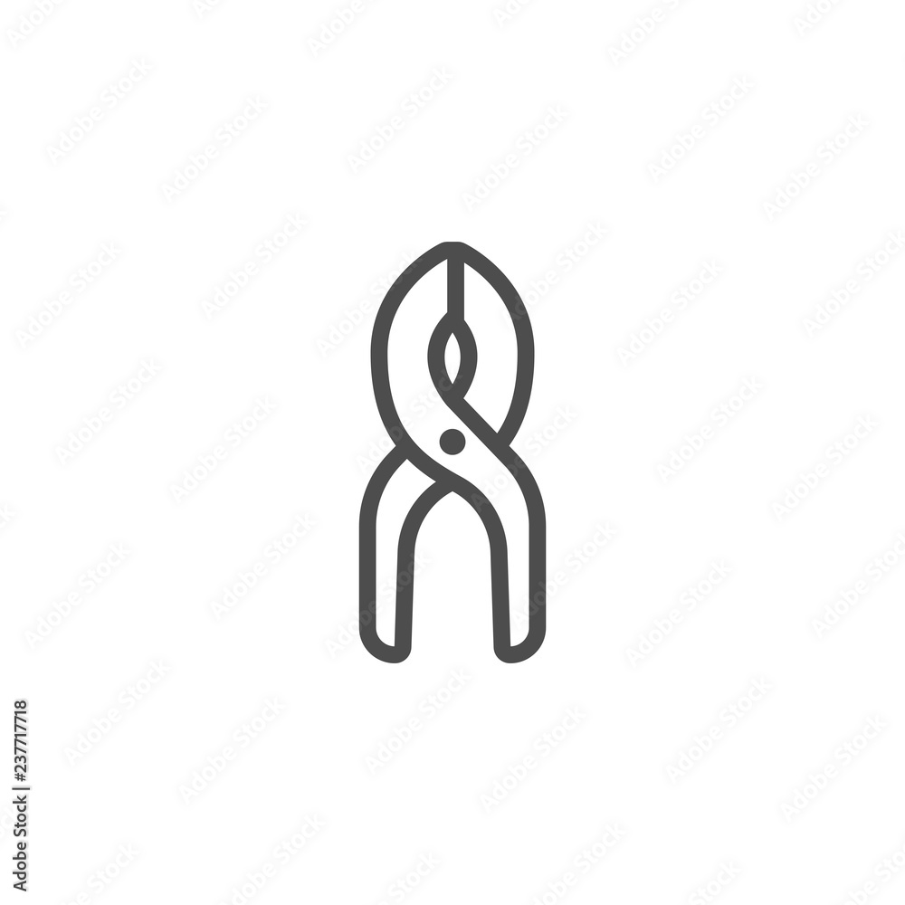 Pincers Vector İcon Pincers Vector İcon