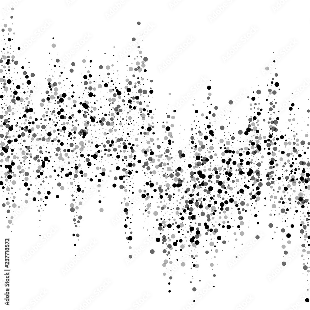Scattered dense balck dots. Dark points dispersion Scattered dense balck dots. Dark points dispersion