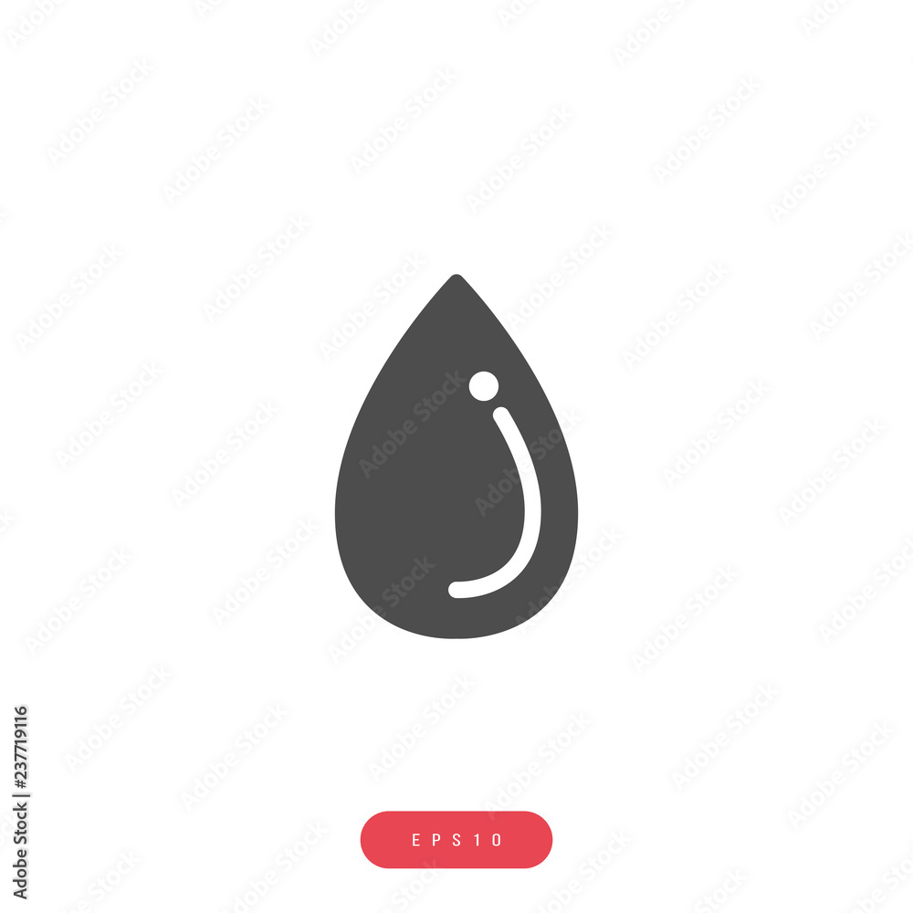 Water Drop icon Vector, sign symbol Water Drop icon Vector, sign symbol