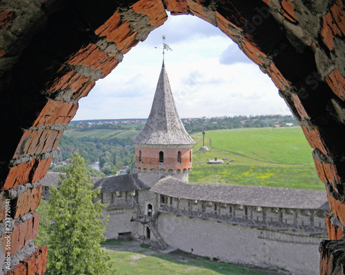 Obraz na plátně Medieval castle in the center of Europe
