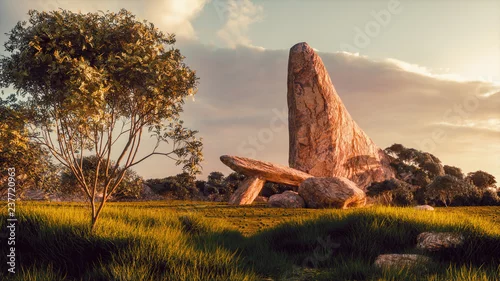 Obraz Skały na sawannie