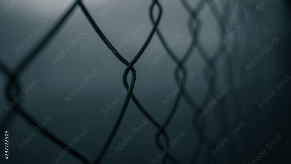Fototapeta premium chain link fence