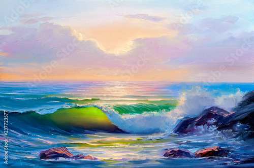 painting seascape