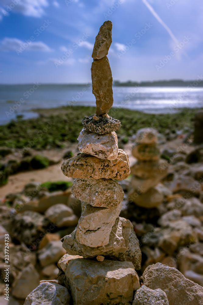 Lisbon by the river, pilling stones, Lisbon, Portugal Lisbon by the river, pilling stones, Lisbon, Portugal