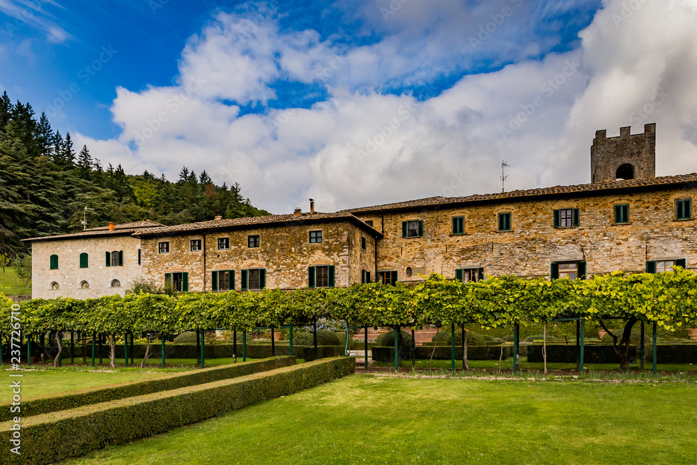 estate on vineyard in Italy