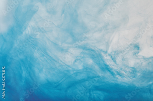 abstract texture with blue mixing paint