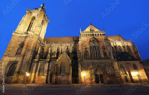 Built between 1235 and 1365 in Colmar, France , the Saint Martin s collegiate church is an important example of Gothic architecture in Alsace.
