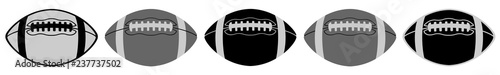 American Football | Ball | Emblem | Logo | Variations