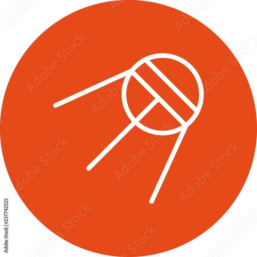 Sputnik Vector Icon