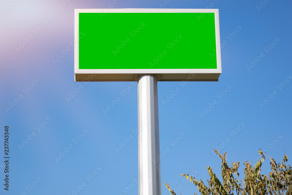 Large billboard mockup with green screen light box ideal for marketing space advertisement, video wall or huge promotional posters. Large billboard mockup with green screen light box ideal for marketing space advertisement, video wall or huge promotional posters.
