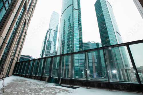 Photography moscow city buisness tower