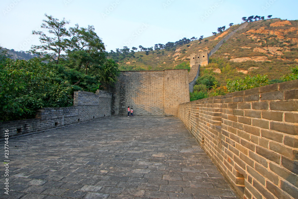 shabby Great Wall in China