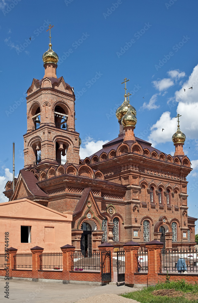 Temple of the Holy Cross in Khvalynsk (former Pokrovsky Old Believer church). Saratov region