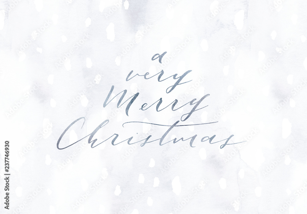 Naklejka premium Elegant Christmas card.