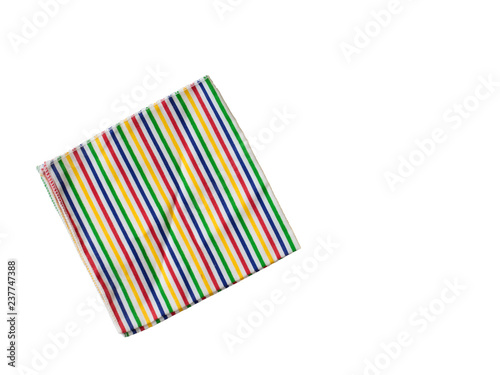 Obraz na płótnie One handkerchief isolated on white background w salonie