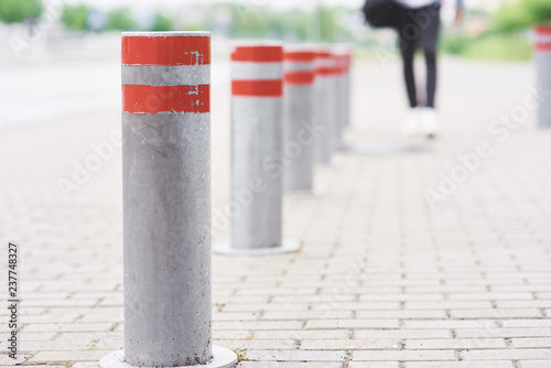 Wallpaper Mural A young beautiful man at the airport is waiting for the flight. Torontodigital.ca
