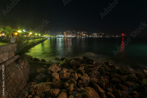 Night view of the Yalta embankment