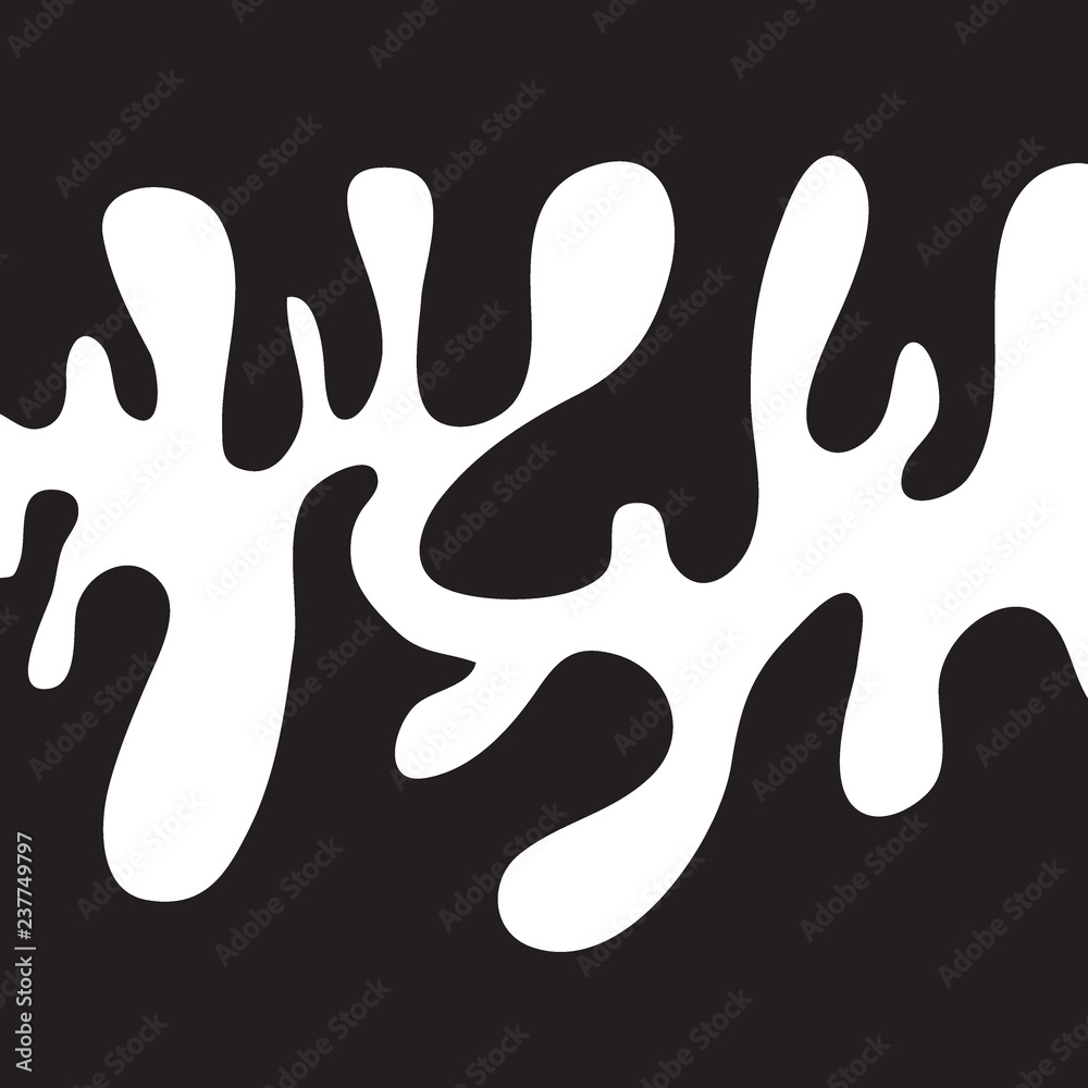 black and white abstract liquid pattern. hand drawn style vector design illustrations. black and white abstract liquid pattern. hand drawn style vector design illustrations.