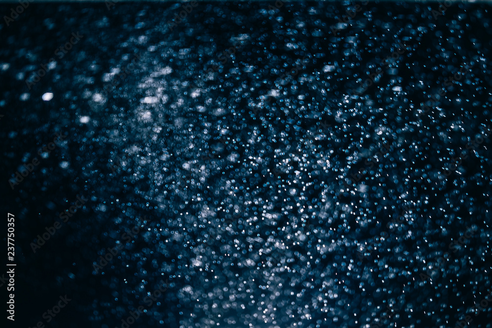 Obraz premium blue bokeh abstract backgrounds. image is blurred and filtered.