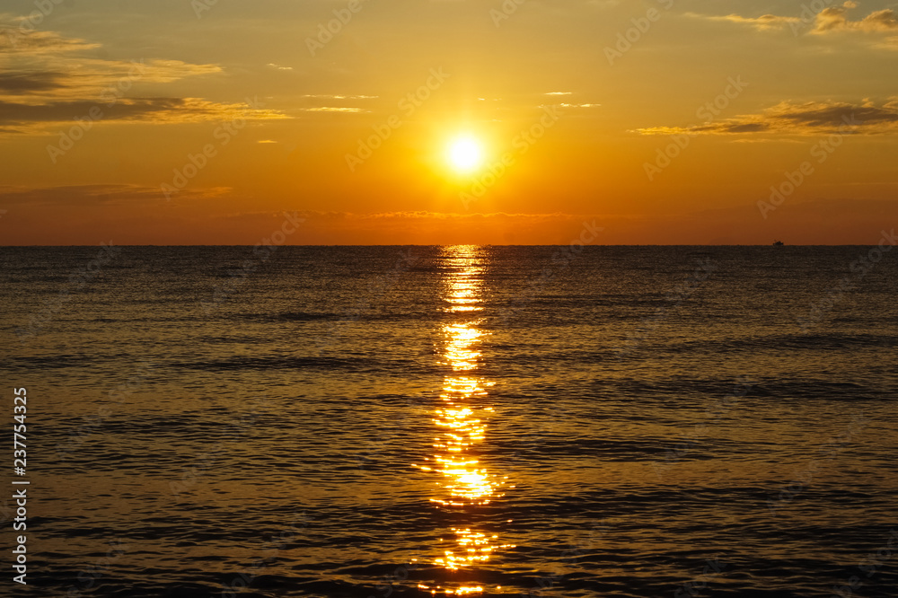 Colorful sunrise sunset above the Aegean sea. Colorful sunrise sunset above the Aegean sea.