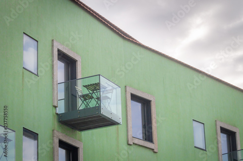 Glass Balcony Side View