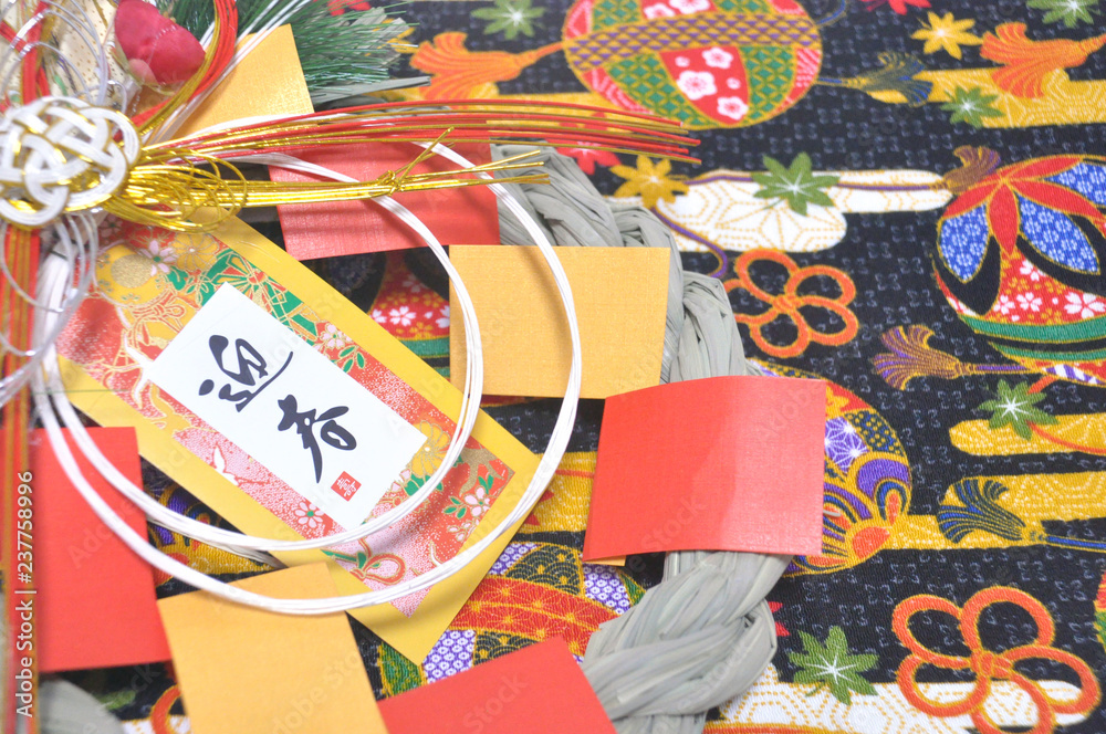 Obraz premium Decoration of straw rope