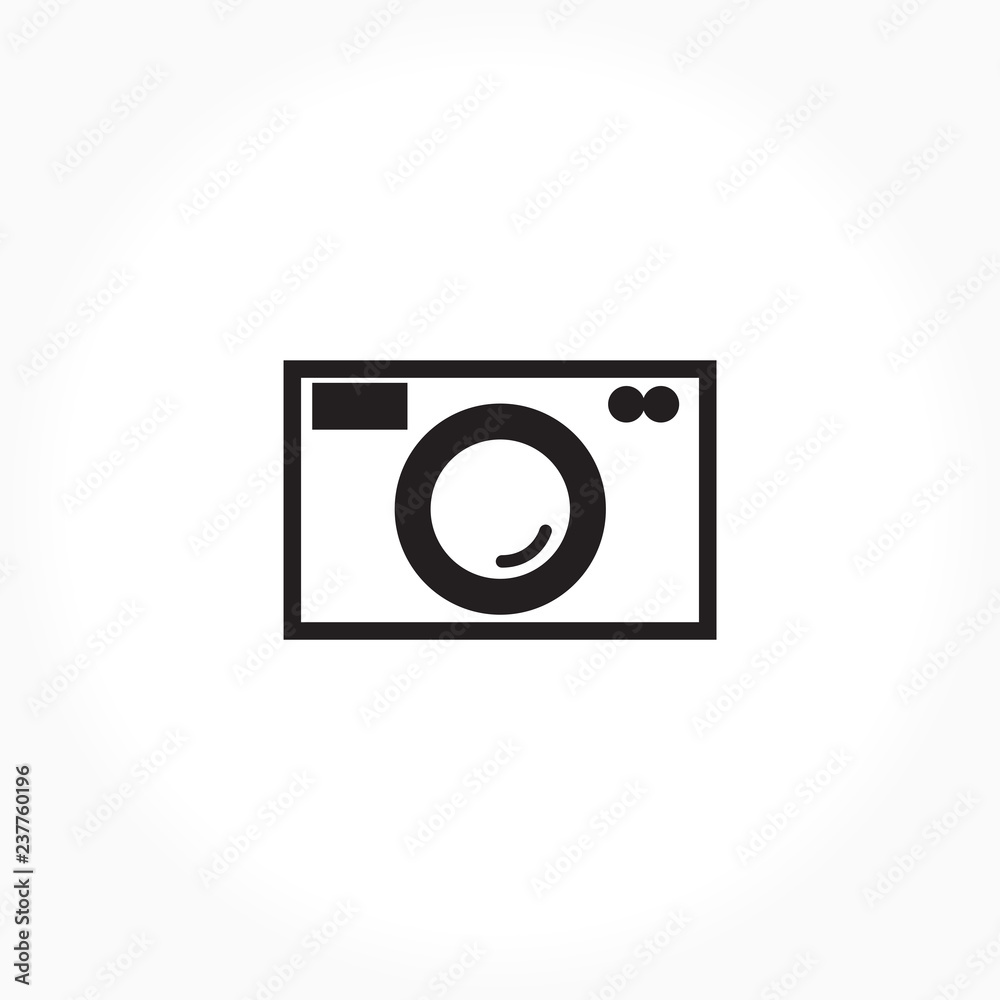 Vector icon camera. Camera logo. Vector icon camera. Camera logo.