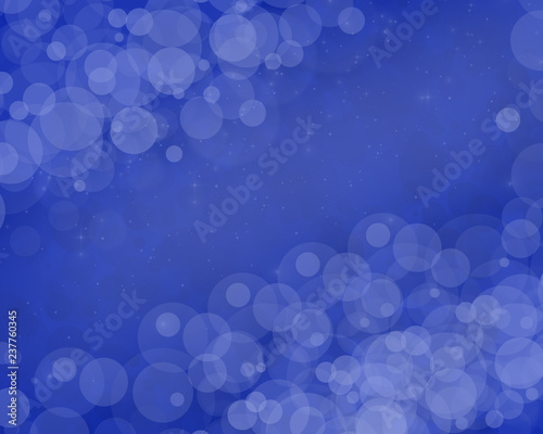 illustration, abstraction, white, blue light, spots, free space for the inscription