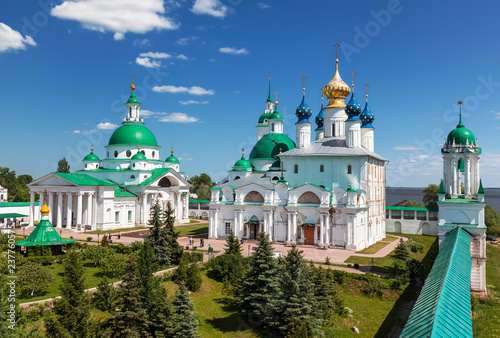 Dimitrievsky and Zachatievsky cathedrals of the Spaso-Yakovlevsky Monastery in Rostov, Russia