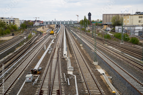 Baustelle rund um den Bahnhof Ostkreuz