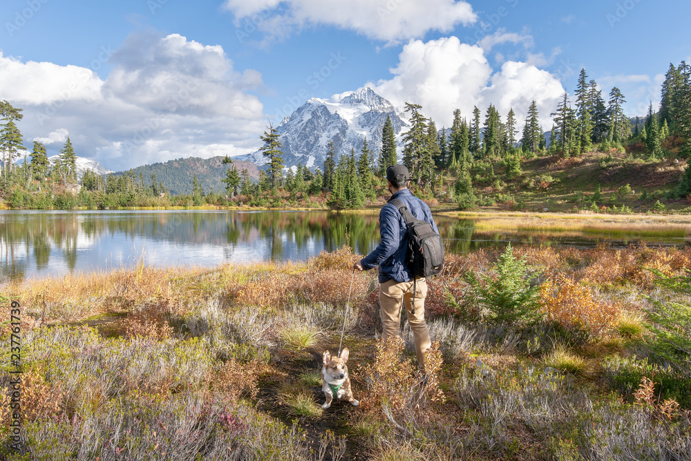 Mount Shuksan and Picture Lake in Baker Wilderness