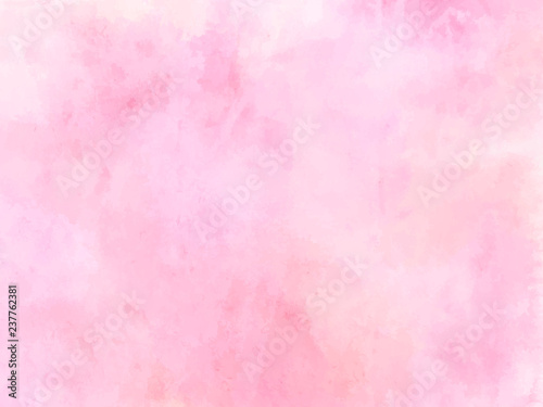 Colorful abstract vector background. Soft pink watercolor stain © artemisia1508