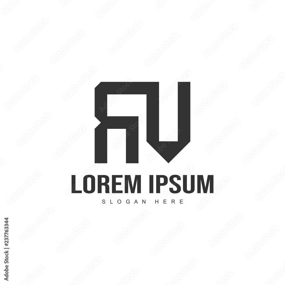 Initial letter logo template. Minimalist letter logo Initial letter logo template. Minimalist letter logo