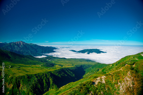 Sea of clouds taken in Tateyama, Toyama. Toyama is one of the important cities in Japan for cultures and business markets.