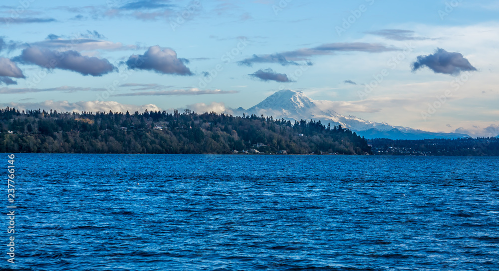 Mountain And Puget Sound Scene 8 Mountain And Puget Sound Scene 8