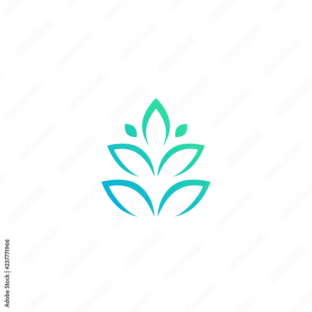 green plant vector logo green plant vector logo