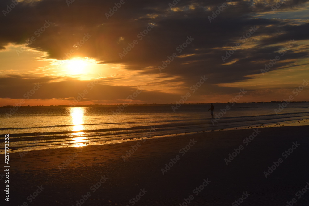 Bunche Beach Preserve Sunset