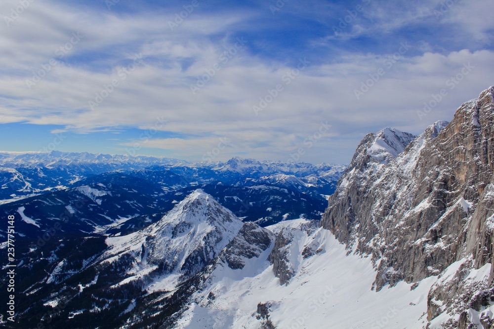 View from Dachstein Glacier, Austria