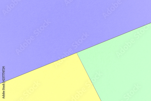Abstract pastel background with Pastel Yellow, Magic Mint and Maximum Blue Purple colors, watercolor paper texture
